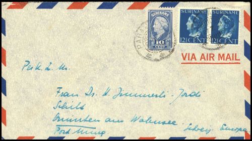 1945, Surinam, 250, 274 (2), Brief