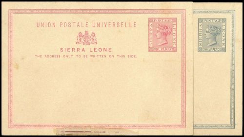 1881, Sierra Leone, P 1-2, Brief