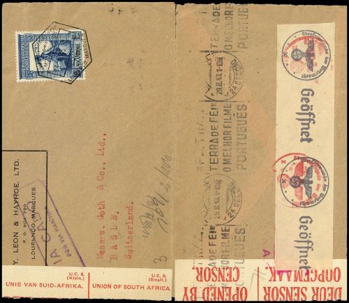 1938, Mocambique, 310, Brief