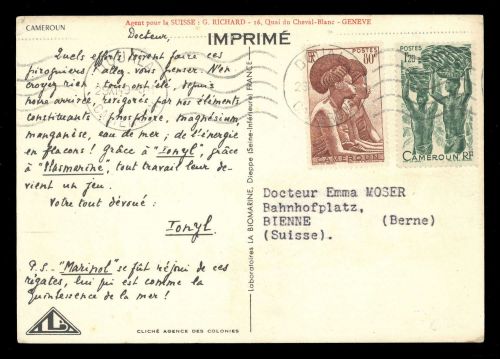 1946, Kamerun, 275, 277, Brief