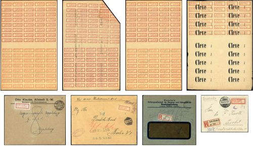 Deutsche Lokalausgabe 1918-23, 1+2 Spezial