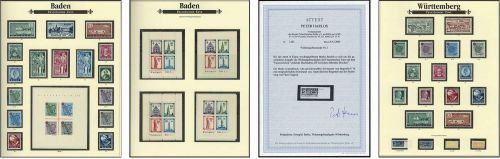 Sammlungen und Posten Französische Zone