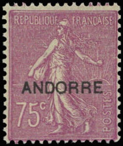 1931, Andorra Französische Post, 15, *