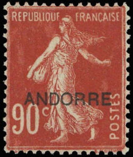 1931, Andorra Französische Post, 16, *