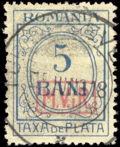 1918, Deutsche Besetzung I. WK Rumänien, P 1, gest.