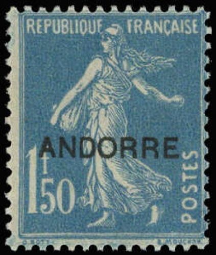 1931, Andorra Französische Post, 18, *
