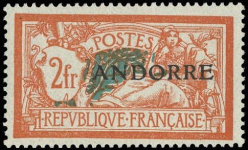 1931, Andorra Französische Post, 19, *