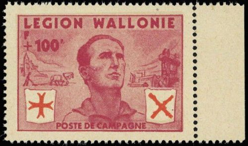 1942, Deutsche Besetzung II. WK Belgien Wallonische.Legion, IV, **