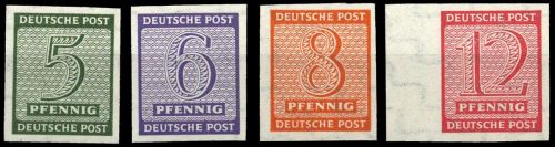 1945, SBZ Westsachsen, 116-19 Y, **