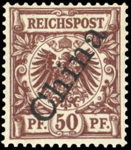 1898, Deutsche Auslandspost China, 6 II, *