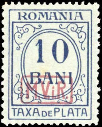 1918, Deutsche Besetzung I. WK Rumänien, P 7, **