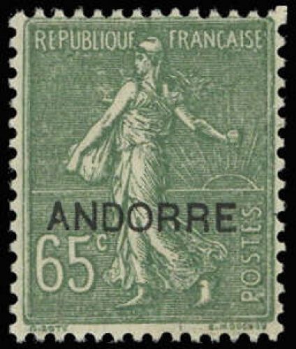 1931, Andorra Französische Post, 14, *