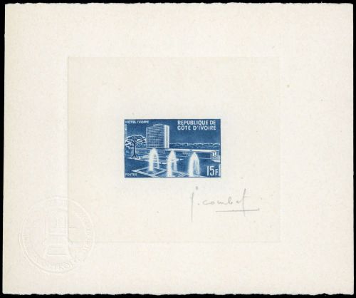 1966, Elfenbeinküste, 298 ep d'artiste