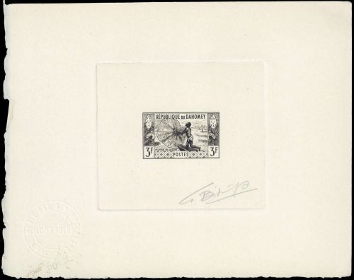 1961, Dahomey, 180 ep d'artiste
