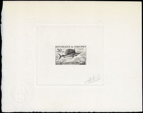 1965, Dahomey, 260 ep d'artiste