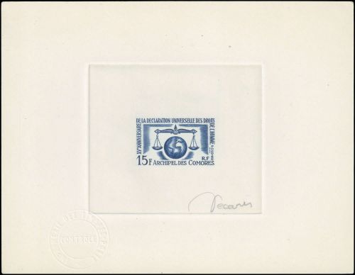 1963, Komoren, 54 ep d'artiste