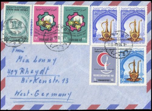 1963, Syrien, 838-39 u.a., Brief