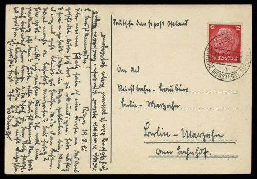 Deutsche Besetzung II. WK Ostland, DR 519, Brief