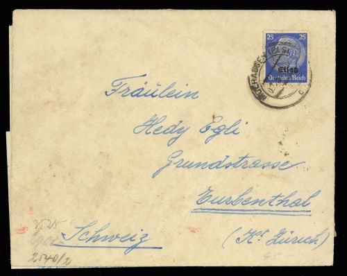 1941, Deutsche Besetzung I. WK Polen Otwock, 10 , Brief