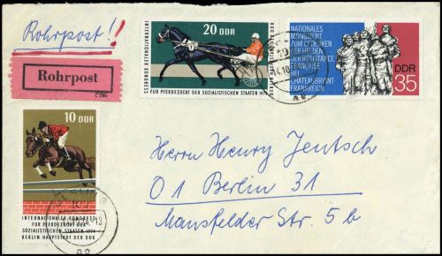 1974, DDR, 1969-70 u.a., Brief