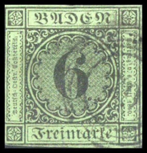 1851, Altdeutschland Baden, 3, gest.