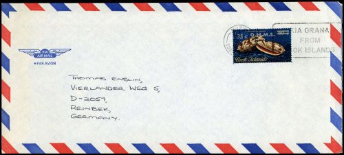 1978, Cook Inseln, D 24, Brief
