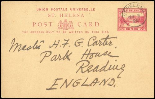 1896, St. Helena, P 1, Brief