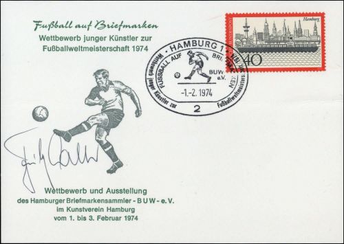 Sport u. Spiel,Fussball,Berühmte Spieler, Brief