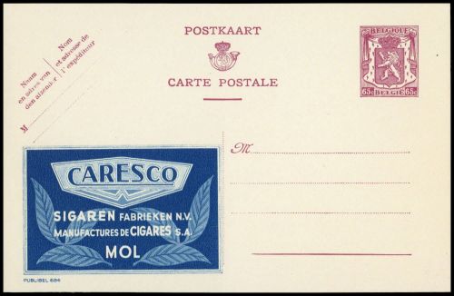 1946, Belgien, P 222 A I, **, Brief