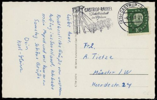 Industrie und Wirtschaft,Bergbau,allgemein, Bu 303, Brief