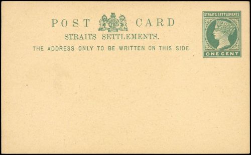 1885, Malaiische Staaten Straits Settlements, P 5, Brief