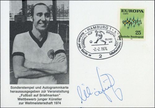 Sport u. Spiel,Fussball,Berühmte Spieler, Brief