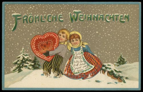 Ansichtskarten,Glueckwunsch,Weihnachten, DR 85 I (2), Brief