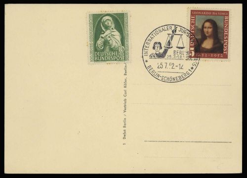 1952, Industrie und Wirtschaft,Berufe, Bu 148 u.a., Brief