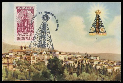 1954, Religion,Christliche,Madonnen, Bras 857 MK, FDC