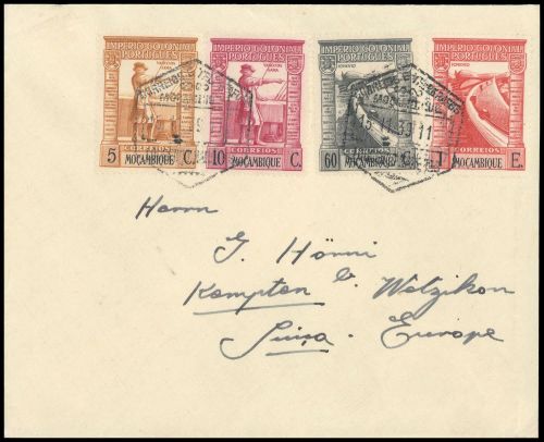 1938, Mocambique, 298-99 u.a., Brief
