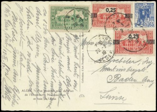 1936, Algerien, 153, 107, 140, Brief