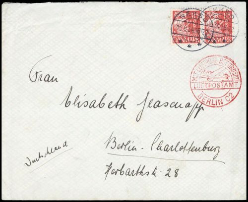 1934, Dänemark, 168 (2), Brief