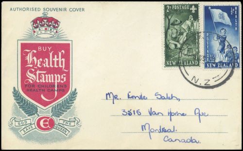 1953, Neuseeland, 328-29, Brief