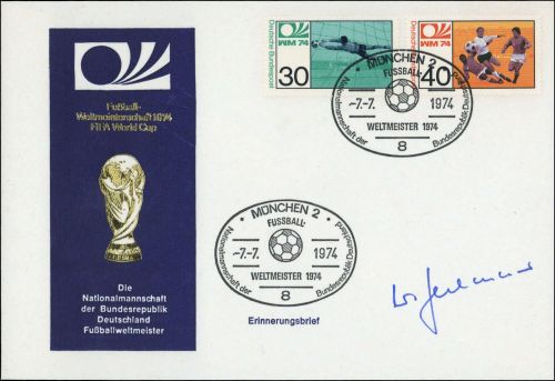 Sport u. Spiel,Fussball,Berühmte Spieler, Brief
