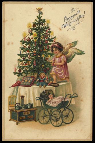 Ansichtskarten,Glueckwunsch,Weihnachten, Brief
