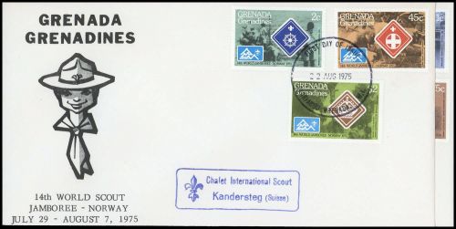 1975, Grenada Grenadines, 87-93, FDC