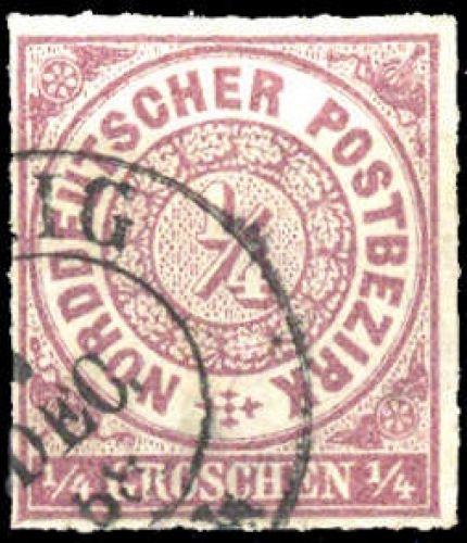 1868, Altdeutschland Norddeutscher Postbezirk, 1, gest.