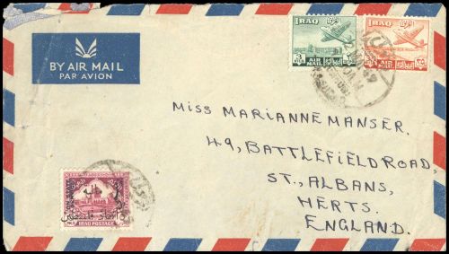 1949, Irak, 154 u.a., Brief