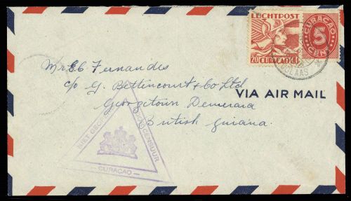 1931, Curacao, 110, 147, Brief