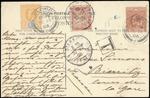 1904, Sri Lanka, 146, 143 a, Brief