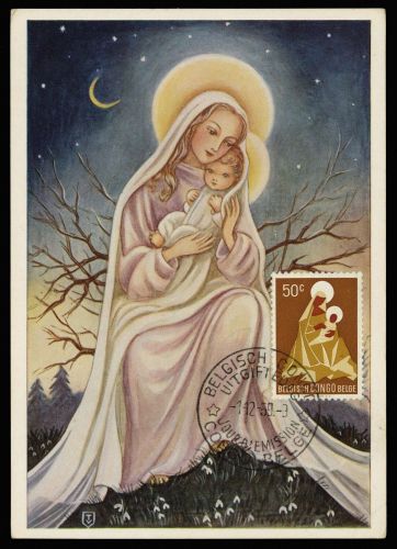 1959, Religion,Christliche,Madonnen, B C 355 MK, FDC