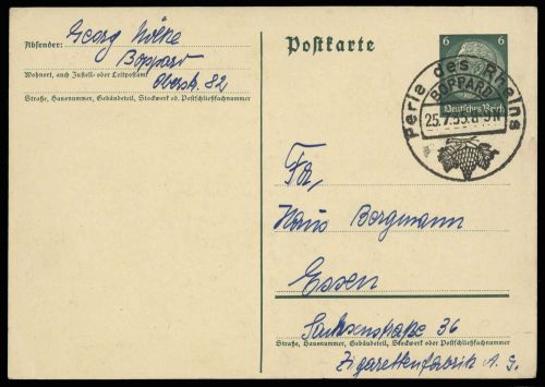 Industrie und Wirtschaft, Landwirtschaft, Wein, Weinanbau, DR P ...