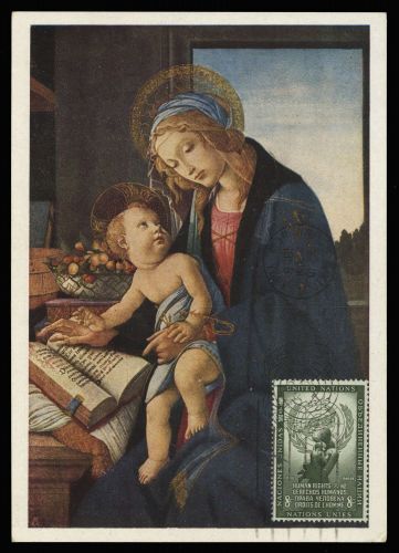 1956, Religion,Christliche,Madonnen, NY 34 MK, Brief