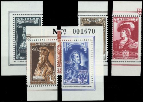 1943, Deutsche Besetzung II. WK Belgien Flämische Legion, IX- ...